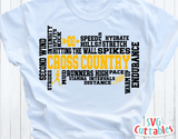 Cross Country Word Art | SVG Cut File