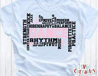 Dance Word Art