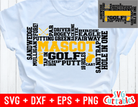 Golf Word Art