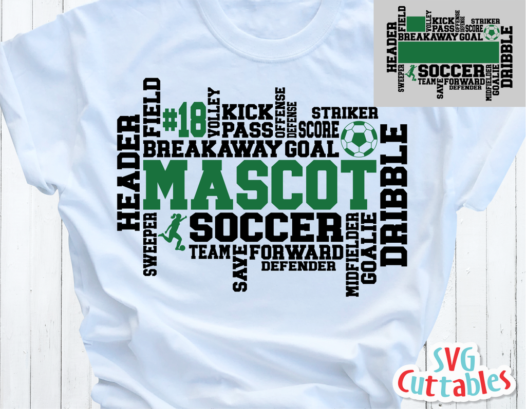 Soccer Word Art | SVG Cut File