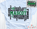 Soccer Word Art | SVG Cut File