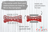 Soccer Template Bundle 1 | SVG Cut File