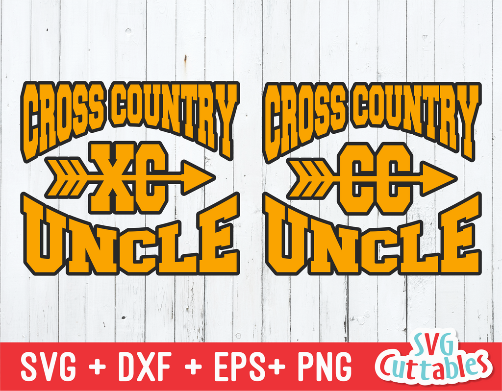 Cross Country Uncle | SVG Cut File