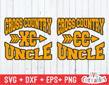 Cross Country Uncle | SVG Cut File