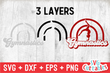 Gymnastics Template 0020 | SVG Cut File