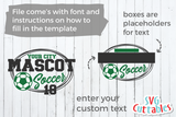 Soccer Template 0021 | SVG Cut File