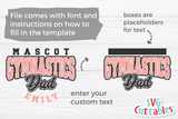 Gymnastics Template 0023 | SVG Cut File