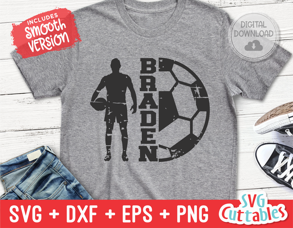 Soccer Template 0023 | SVG Cut File