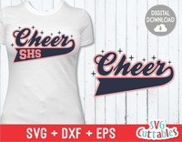 Cheer Template 0024 | SVG Cut File