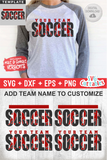 Soccer Template 0024 | SVG Cut File