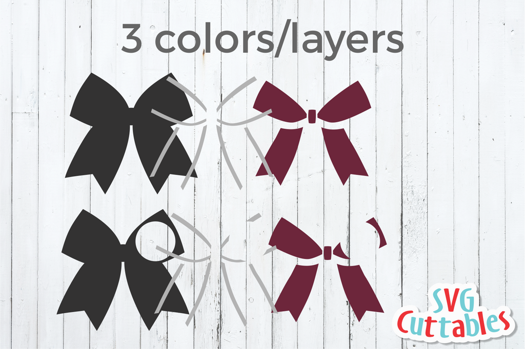 Sublimated Cheer Bow with Initials or Name | cjbows