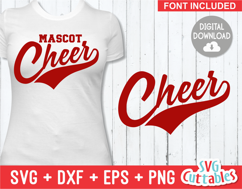 Cheer Template 0027 | SVG Cut File
