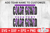 Color Guard Template 002 | SVG Cut File