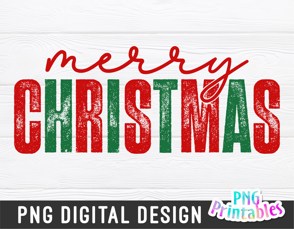 Merry Christmas | Sublimation PNG