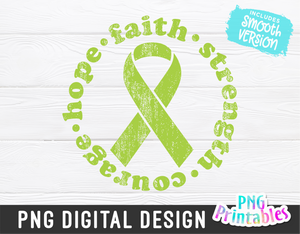 Non Hodgkin's Lymphoma | Awareness | PNG Print File