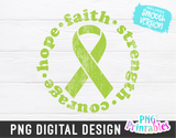 Non Hodgkin's Lymphoma | Awareness | PNG Print File