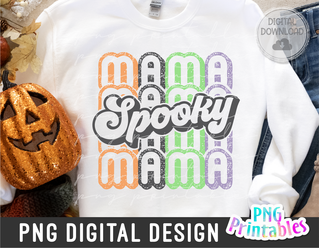 Spooky Mama | Halloween | PNG Print File