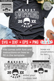 Swim Template 002 | SVG Cut File