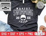 Swim Template 002 | SVG Cut File