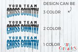 Cross Country Template 002 | SVG Cut File