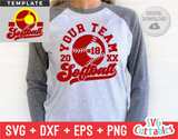Softball Template 0031 | SVG Cut File
