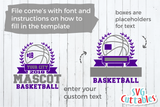 Basketball svg Template 0033