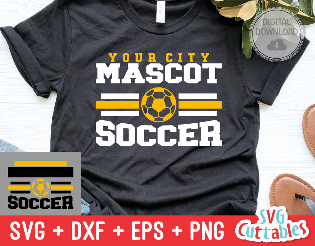 Soccer Template 0033 | SVG Cut File