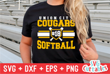 Softball Template 0033 | SVG Cut File