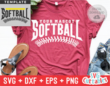Softball Template 0034 | SVG Cut File