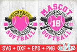 Softball Template 0035 | SVG Cut File