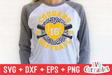 Softball Template 0035 | SVG Cut File