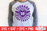 Softball Template 0035 | SVG Cut File
