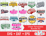 Cheer Template Bundle 2 | SVG Cut File