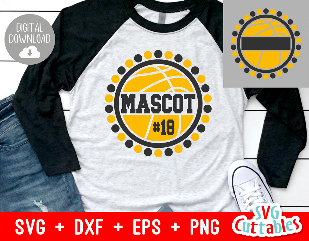 Basketball Template 0037 | Cut File