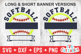 Softball Template 0037 | SVG Cut File