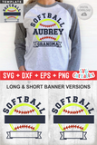 Softball Template 0037 | SVG Cut File