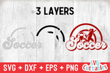 Soccer Template 0038 | SVG Cut File