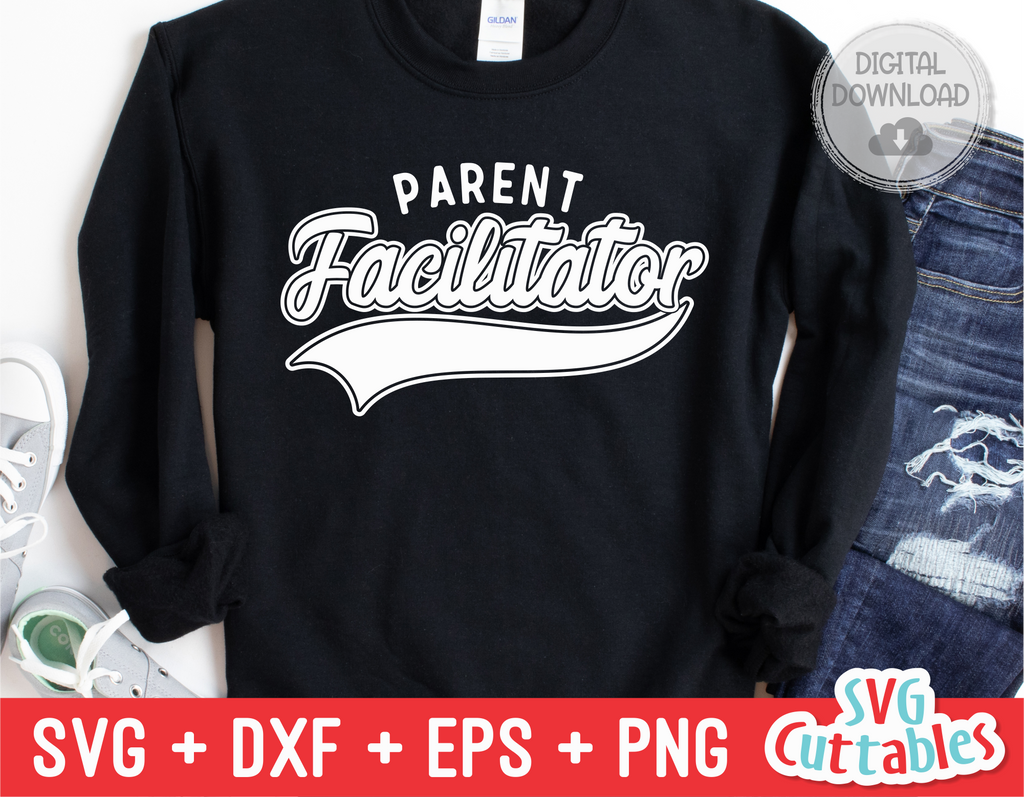 Parent Facilitator Swoosh | School SVG Cut File