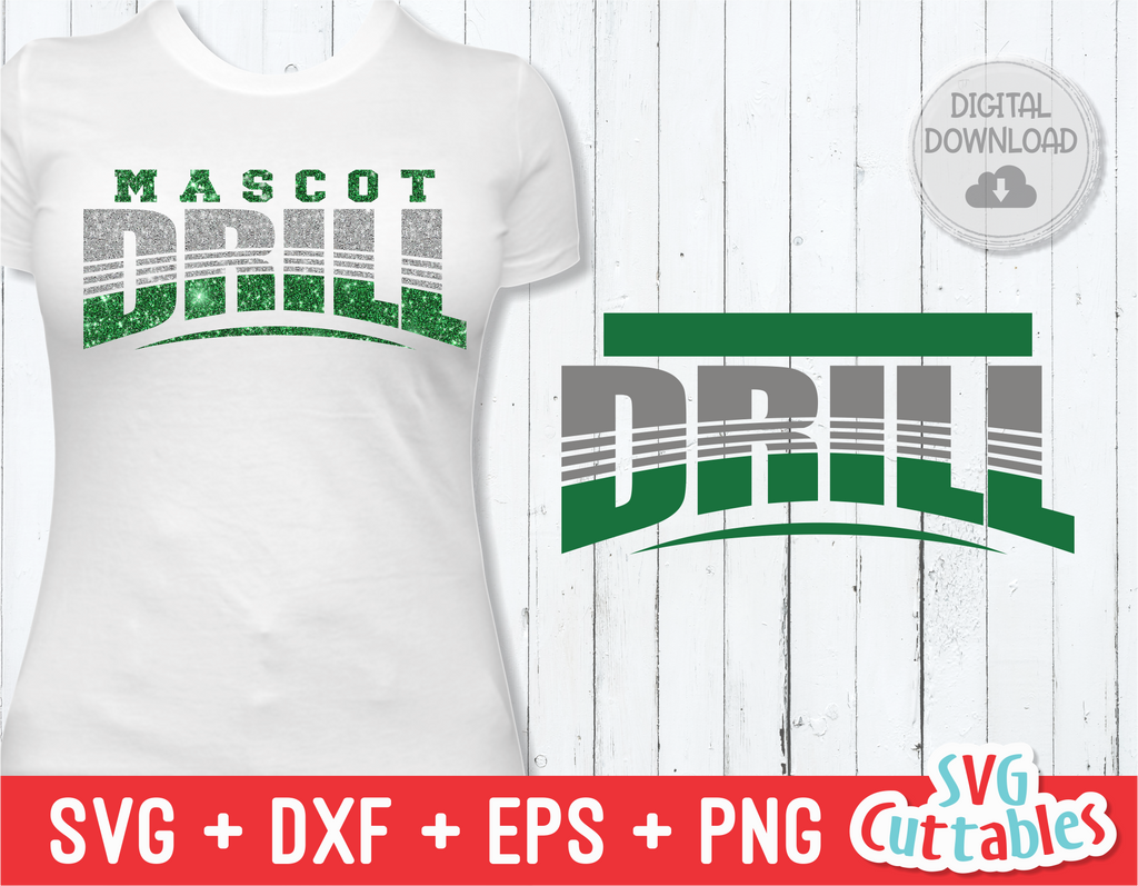 Drill Team Template 002 | SVG Cut File