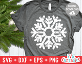 Distressed Snowflake | Cut File