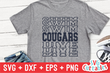 Swim Template 003 | SVG Cut File