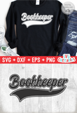 Bookkeeper Swoosh | School SVG Cut File