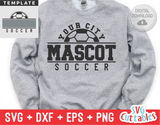 Soccer Template 0040 | SVG Cut File