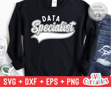 Data Specialist Swoosh | School SVG Cut File