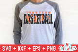 Basketball Template 0043 | SVG Cut File
