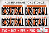 Basketball Template 0043 | SVG Cut File