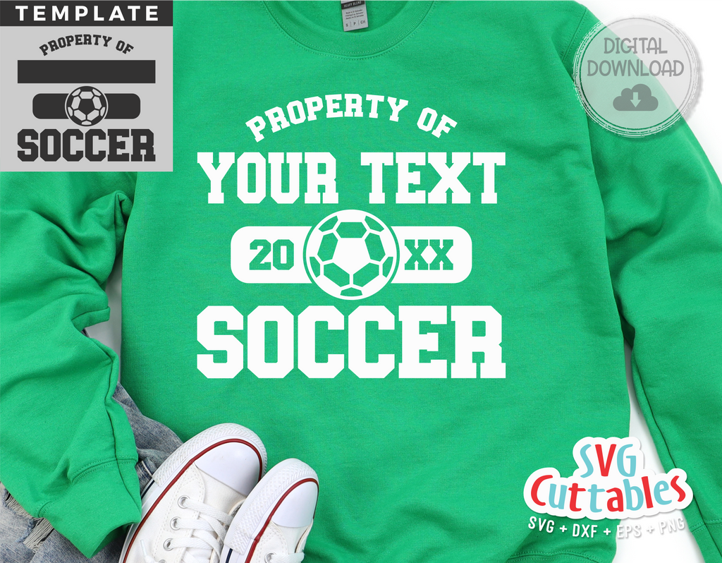 Soccer Template 0044 | SVG Cut File