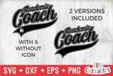 Academic Coach Swoosh | School SVG Cut File