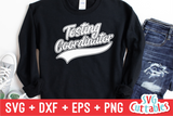 Testing Coordinator Swoosh | School SVG Cut File