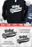 Testing Coordinator Swoosh | School SVG Cut File